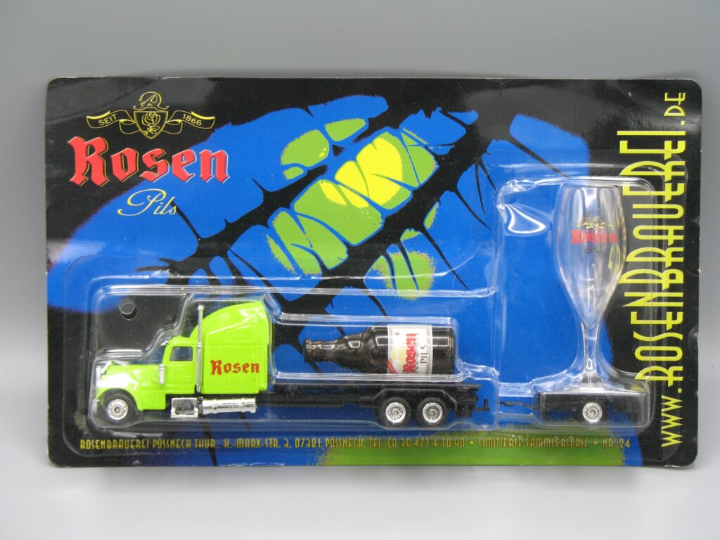 Camion publicitaire avec remorque Rosen - Echelle 1:87
