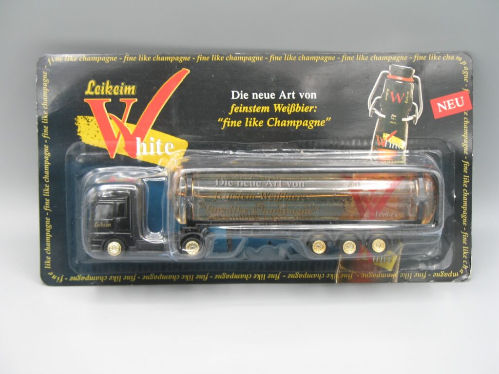 Camion publicitaire semi-remorque Leikeim White - Echelle 1:87