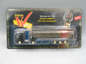 Camion publicitaire semi-remorque Leikeim White - Echelle 1:87