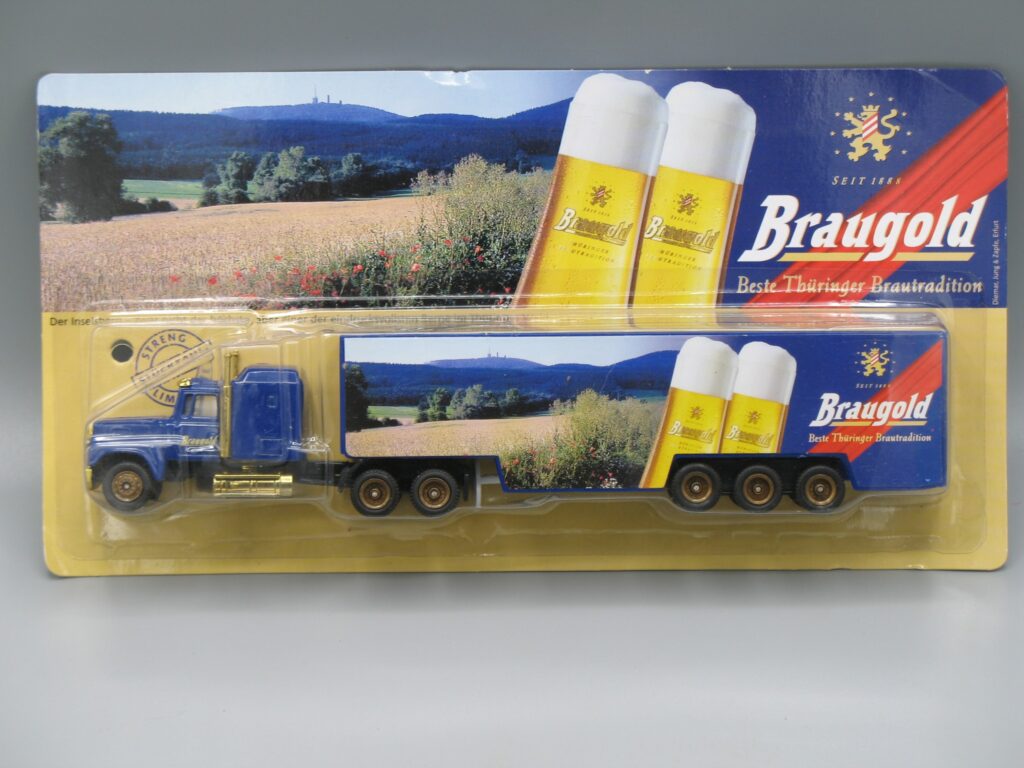 Camion publicitaire semi-remorque Braugold - Echelle 1:87