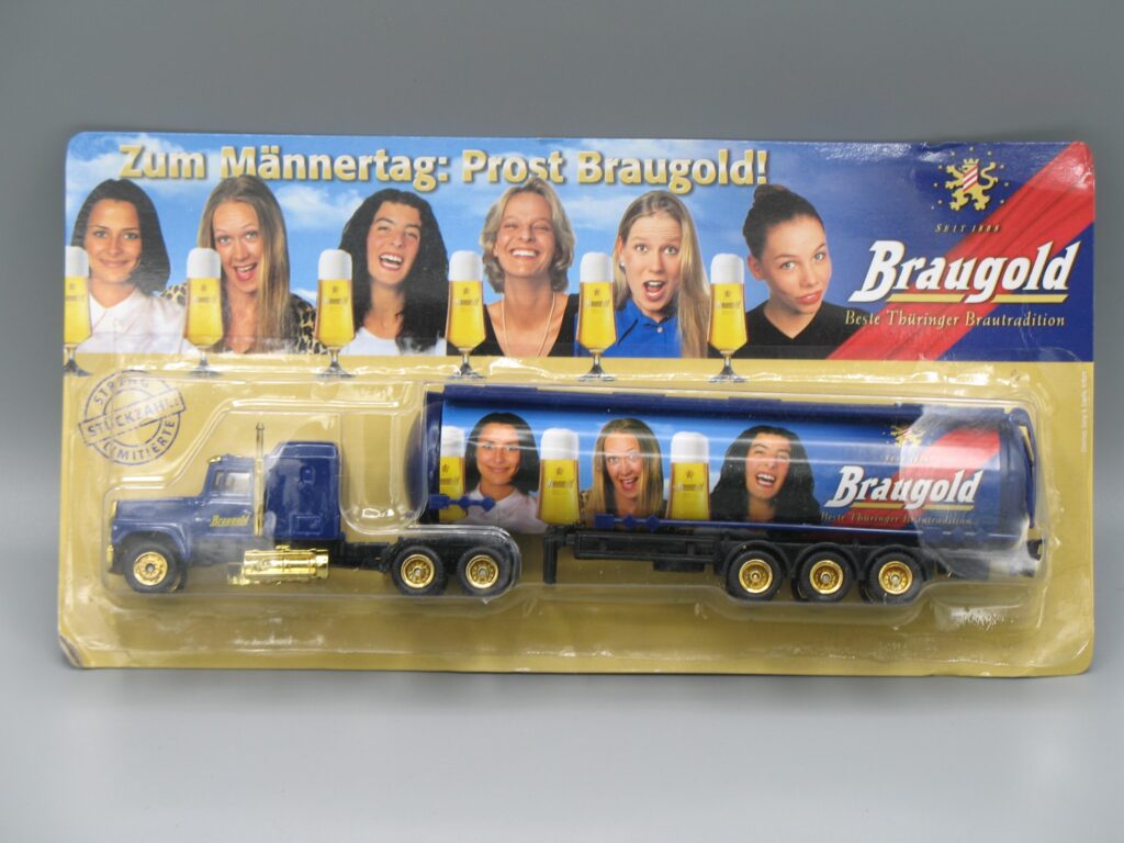 Camion publicitaire semi-remorque Braugold - Echelle 1:87