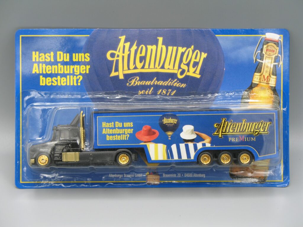 Camion publicitaire semi-remorque Altenburger - Echelle 1:87