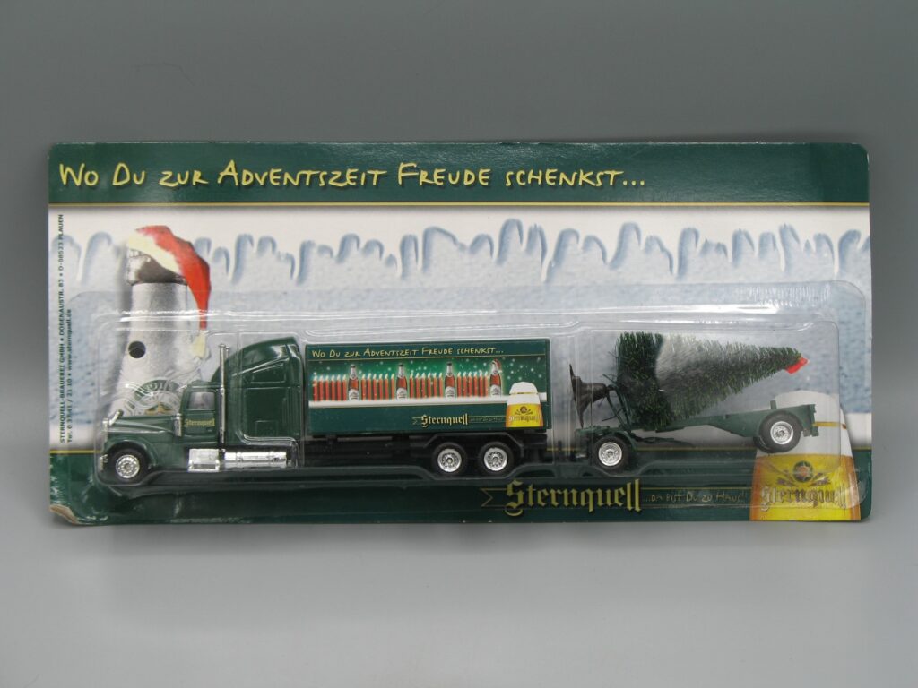 Camion publicitaire avec remorque Sternquell - Echelle 1:87