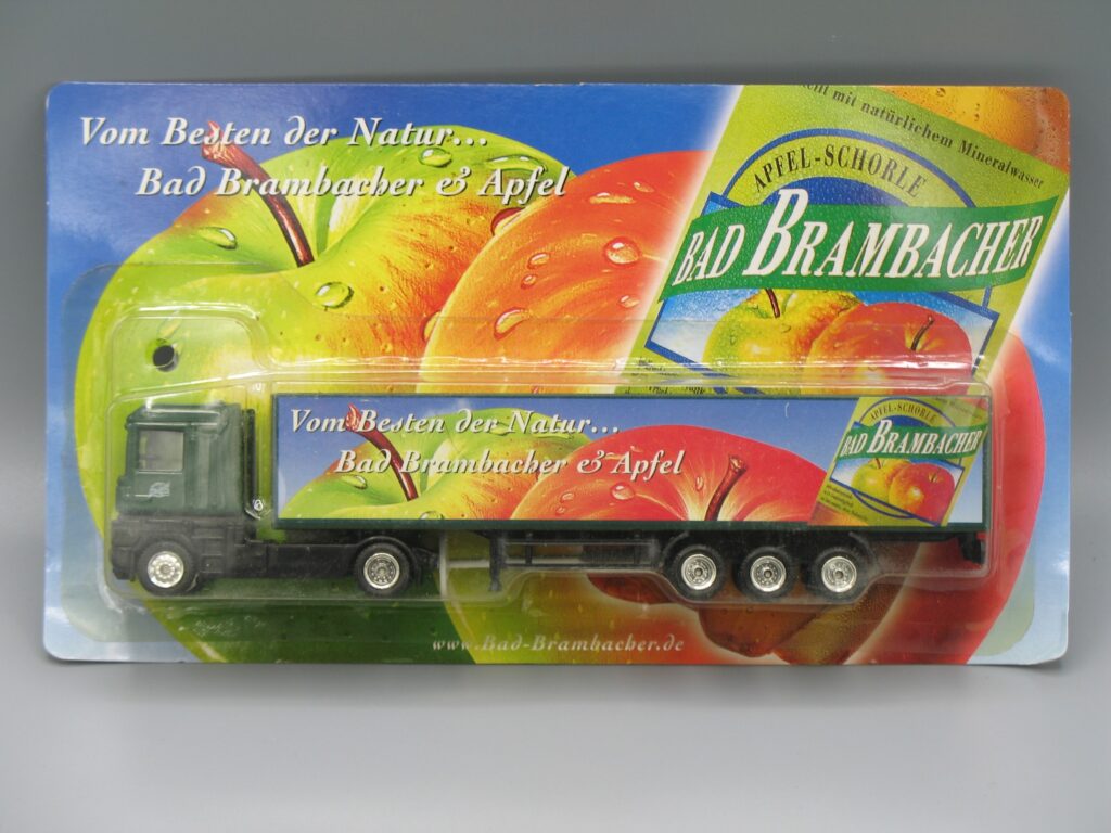 Camion publicitaire semi-remorque Bad Brambacher - Echelle 1:87