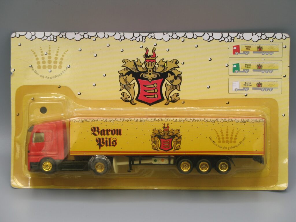 Camion publicitaire semi-remorque Baron Pils - Echelle 1:87