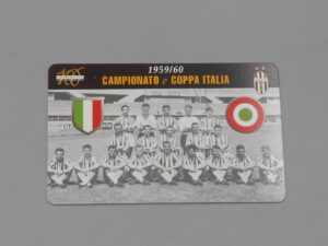 Télécarte Football Juventus 1959/60