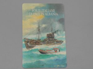 Télécarte Navire Forze Italiane di pace in Albania - ATW