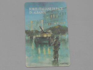 Télécarte Forze Italiane di pace in Albania - Char - ATW