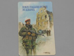 Télécarte Forze Italiane di pace in Albania - Soldat - ATW