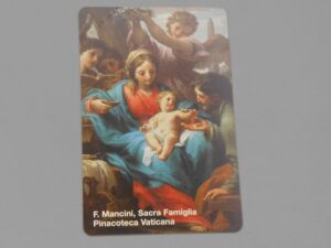 Télécarte F.Mancini, Sacra Famiglia - Carta Telefonica Vaticana