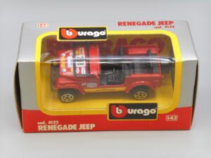 Voiture Renegade Jeep rouge - Bburago 4122