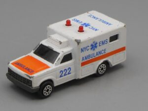 Voiture Ambulance NYC EMS n°222 - Majorette Sonic Flashers