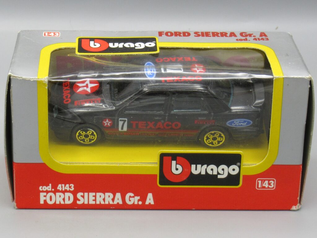 Voiture Ford Sierra Gr. A noire - Bburago 4143