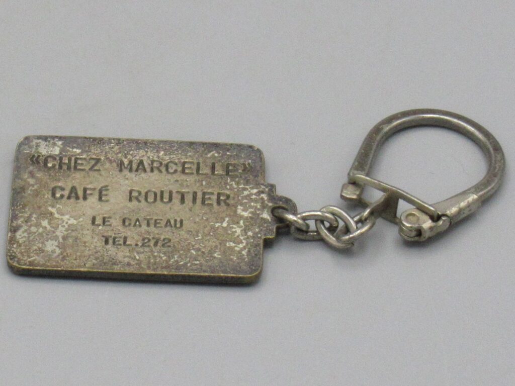 Porte-clés Chez Marcelle Café Routier et St Christophe
