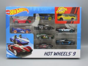 Coffret 9 voitures dont Polizei - Hotwheels Mattel 2018