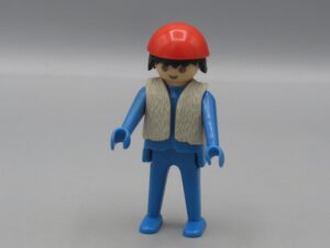 Playmobil - Homme gilet de fourrure et casque - Geobra 1974