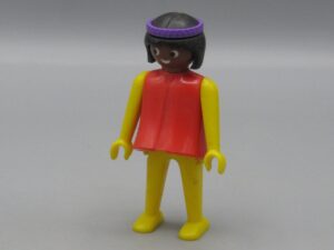 Playmobil - Femme rouge et jaune - Geobra 1974