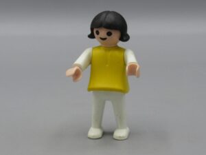 Playmobil - Fille jaune et blanche - Geobra 1981