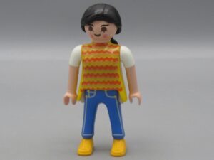 Playmobil - Femme Jaune et bleue - Geobra 1992