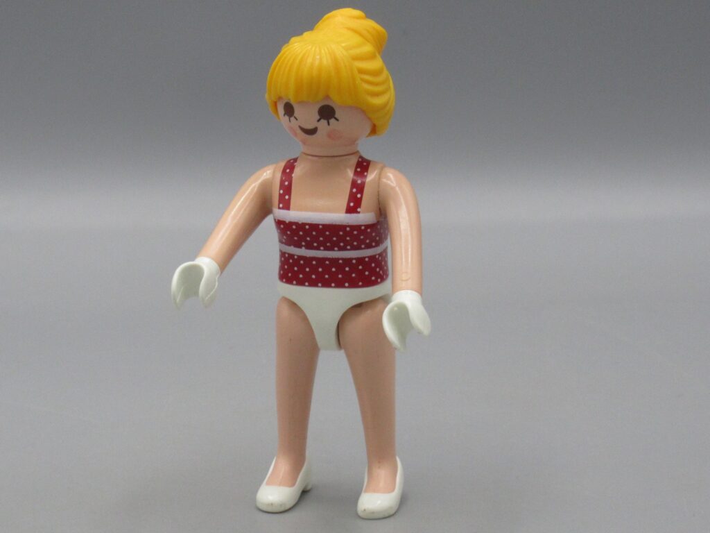Playmobil - Femme en sous-vêtement rouge et blanc - Geobra 2013
