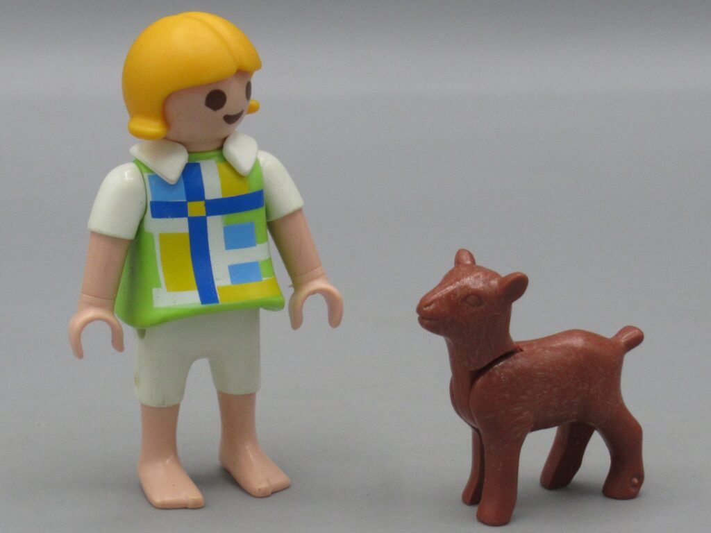 Playmobil - Fille et chevreau - Geobra