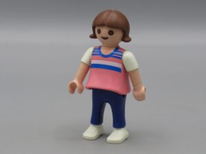 Playmobil - Fille rose et bleue - Geobra 1995