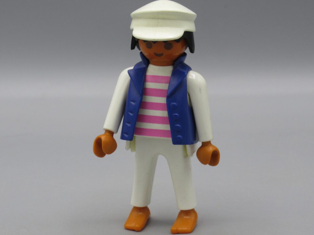 Playmobil - Homme veste bleue et casquette - Geobra 1989