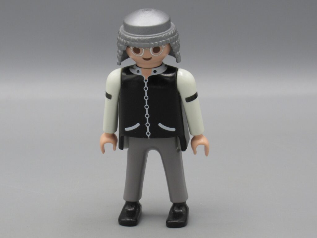 Playmobil - Homme chemise noir - Geobra 1990