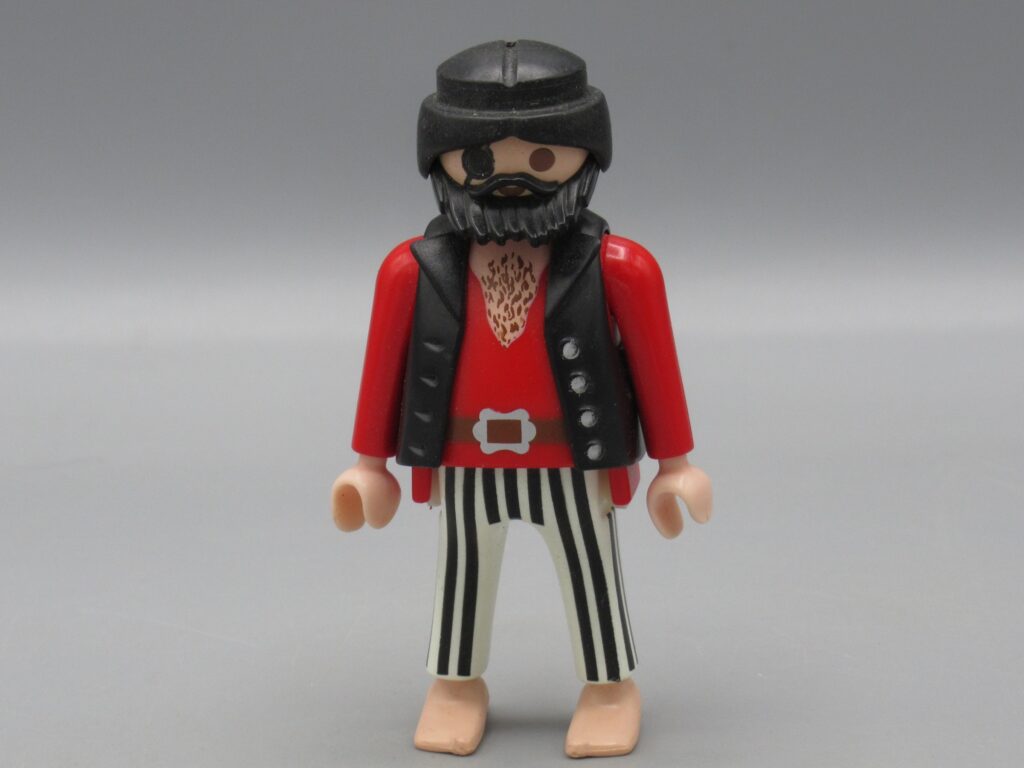 Playmobil - Pirate rouge et noir - Geobra 1991