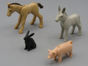 Playmobil - Poulain, ânon, lapin, cochon - Geobra