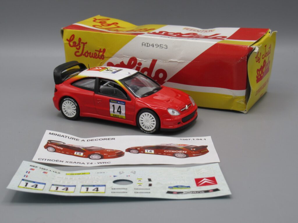 Les Jouets Solido - Citroën Xsara WRC 2001