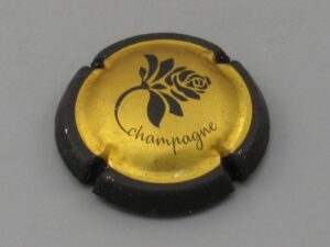 Muselet inconnu - Champagne marron et doré