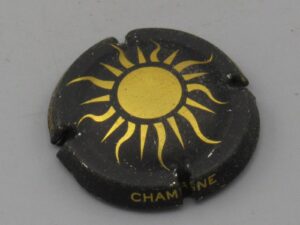 Muselet inconnu - Champagne soleil doré