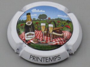 Muselet inconnu - Champagne Printemps