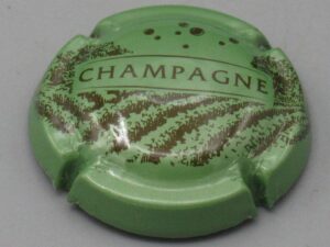 Muselet inconnu - Champagne vignoble vert
