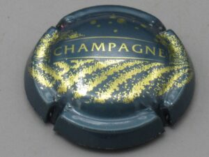 Muselet inconnu - Champagne vignoble bleu