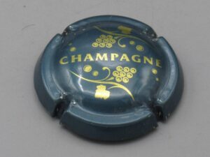 Muselet inconnu - Champagne vignes bleu