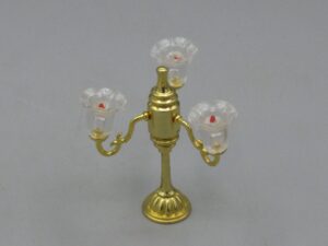 Bougeoir 3 branches - L'originale Dolls' house - DeAgostini