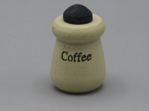 Pot Coffee rond - Maison de poupée