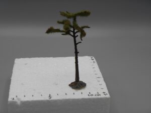 Arbre pin avec pied 9.5 à 10 cm