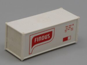 Conteneur blanc Findus