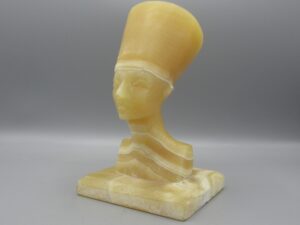 Statuette égyptienne Nefertiti en pierre