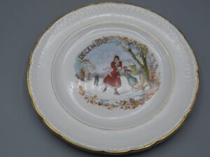 Assiette décorative Décembre - Ste Amandinoise France