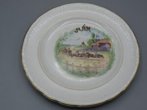 Assiette décorative Juin - Ste Amandinoise France