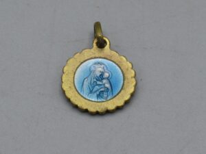 Médaille du Christ et Sacré-Cœur et de la Vierge à l'enfant