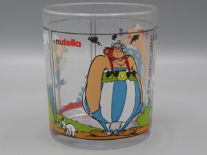 Verre Nutella Obélix et Zaza