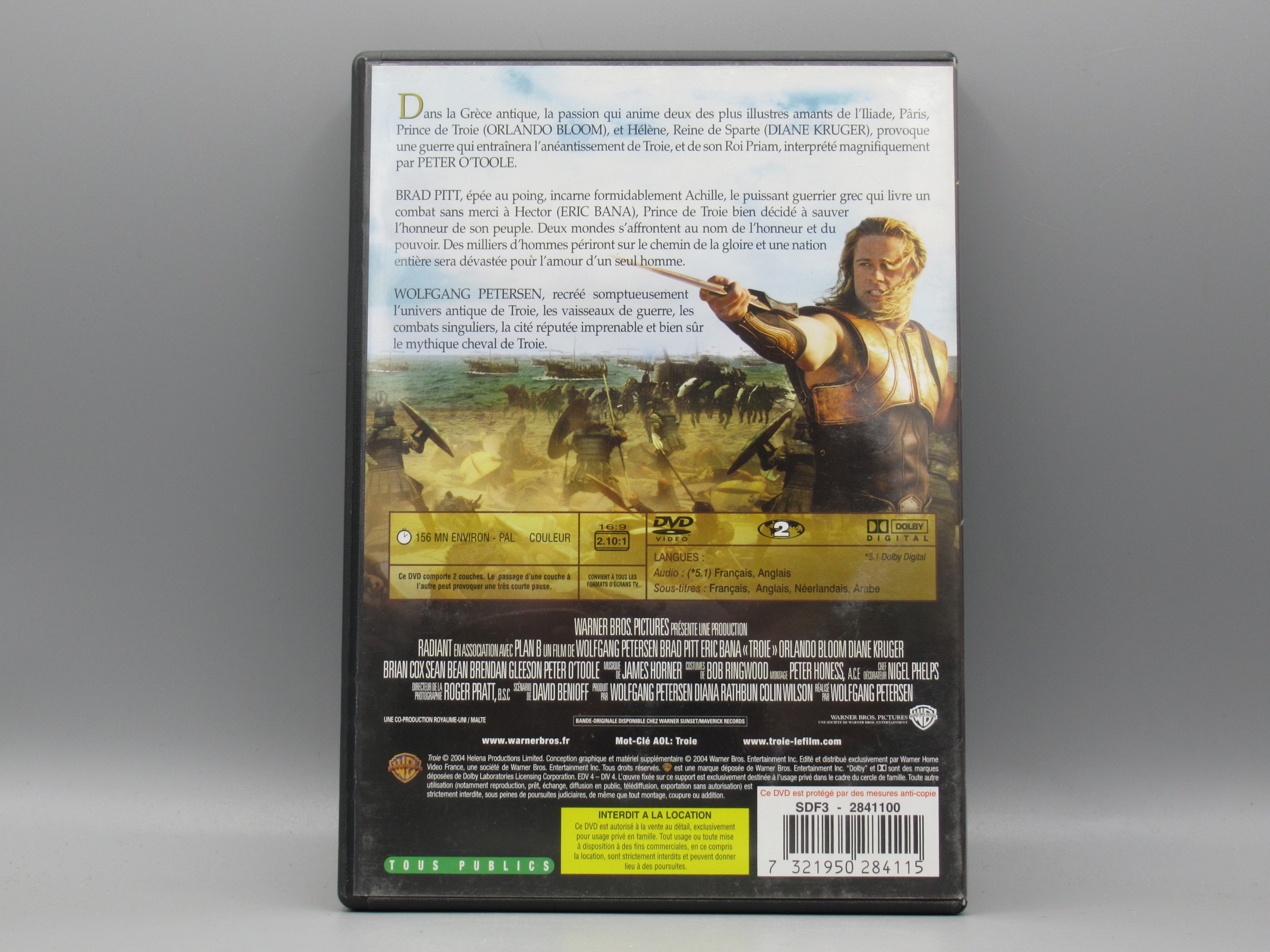 Film DVD Troie - Brad Pitt, Eric Bama, Orlando Bloom – Image 2