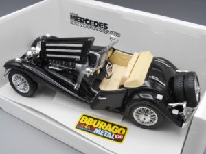 Voiture Mercedes Benz 500k Roadroster 1936 noire - Bburago