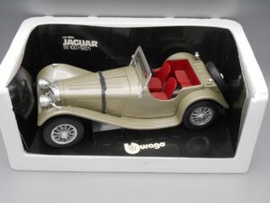 Voiture Jaguar SS100 1937 grise - Bburago