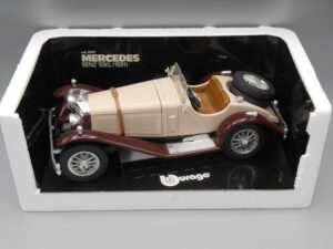 Voiture Mercedes Benz SSKL 1931 beige, marron - Bburago